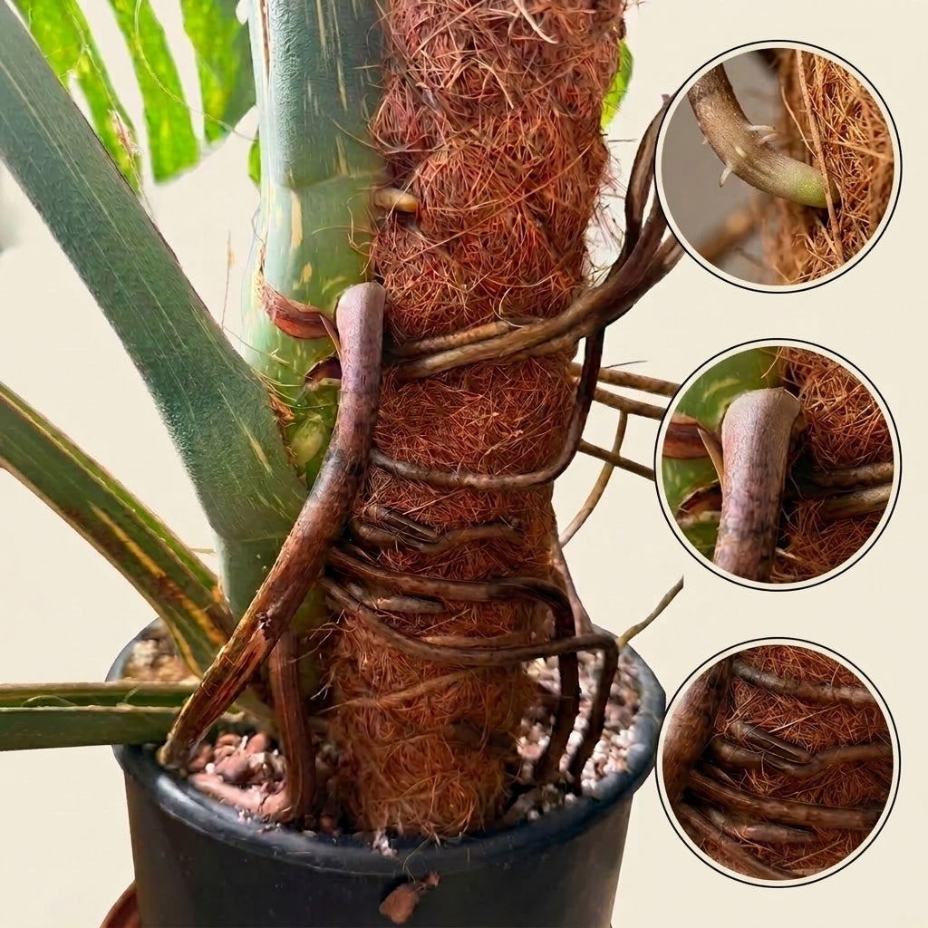 Beyond the Stake: The Plant Mechanics Behind Successful Moss Poles
